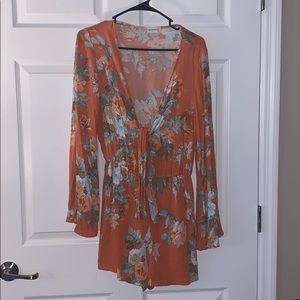Fun floral romper